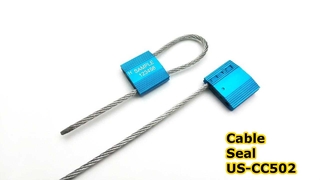 High Security Steel Wire Cable Seal Container Lock