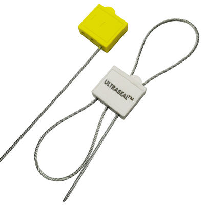 2.0 mm Cable Diameter ISO 17712 Tested Disposable Double Lock Plastic Metal Cable Seal