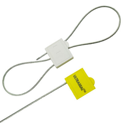 2.0 mm Cable Diameter ISO 17712 Tested Disposable Double Lock Plastic Metal Cable Seal