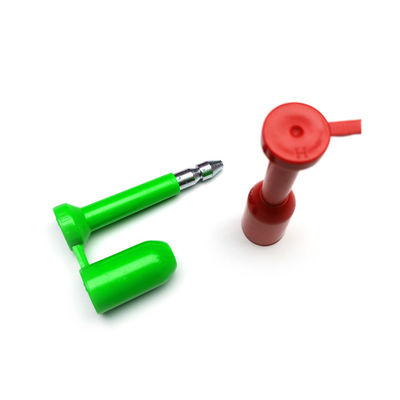 ABS Plastic Bolt Seal White Unit Weight 53.49g for Security Container Customized Logo