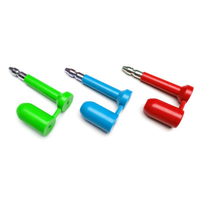 ABS Plastic Bolt Seal White Unit Weight 53.49g for Security Container Customized Logo
