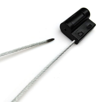 Tamper Proof Pull Tight Zinc Alloy Container Door Lock Cable Seal Red 26.8*18.8*11 mm
