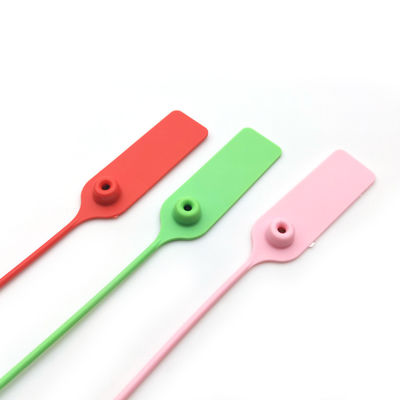 Secure Packaging US-PS320R Adjustable Length Pull Tight Plastic Seal with Metal Insert
