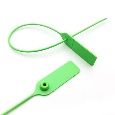 Secure Packaging US-PS320R Adjustable Length Pull Tight Plastic Seal with Metal Insert