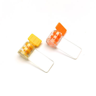 Markable Area 22.5*13 mm Bar Code Plastic Twist Meter Seal Tag for Electric Meter