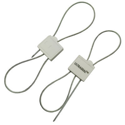 Double Lock Security Plastic Cable Seal Galvanized Steel for 2.29 KN Tensile Strength