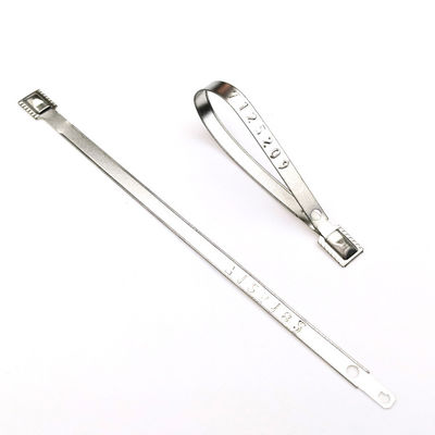 Embossed Railway Logistics Security Truck Seal with Pull Tight Locking Mechanism