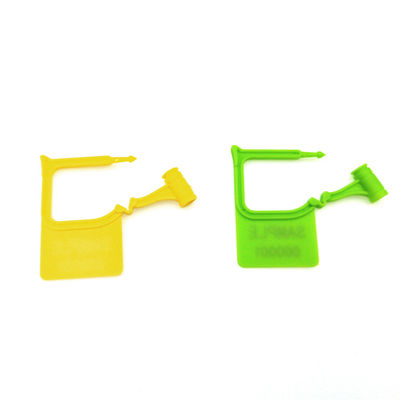 Black US-PSP01 Mini Plastic Hang Tag Indicative Padlock Security Seal with Laser Print