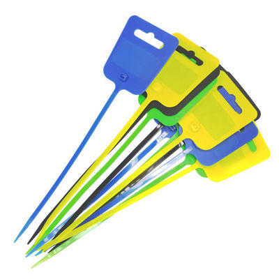 250mm Pull Tight Nylon Zip Tie Plastic Hang Tag Tools Label Holder with PA6 Material