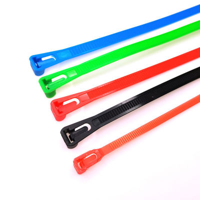Reusable Zip Tie Strap with Releasable Design and Durable Material