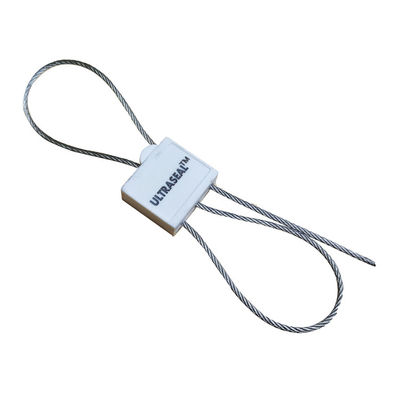 400mm Orange Self Locking Double Lock Seal Pull Tight Plastic Security Cable Seal 2.0mm