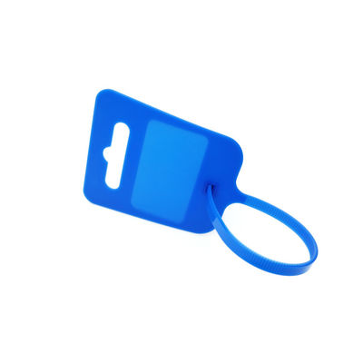 Professional Cable Zip Tie Hang Tag with Marking / Labelling Area L 44.5*W 25.0 mm