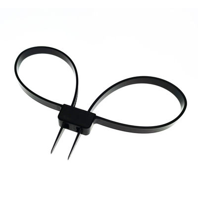 12*690 mm Self-locking Pull Tight Police Security Double Flex Plastic Nylon Handcuffs