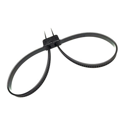 12*690 mm Self-locking Pull Tight Police Security Double Flex Plastic Nylon Handcuffs