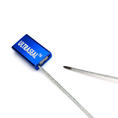 1.5mm Diameter Wire Mini Pull Tight Cable Seal for Logistics 24*14.6*6 mm Tensile Strength 1.96 KN 200 KG