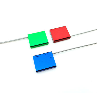2.0mm Diameter Laser Printed Aluminum Safety Cable Container Wire Seal for Customized