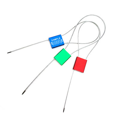 2.0mm Diameter Laser Printed Aluminum Safety Cable Container Wire Seal for Customized
