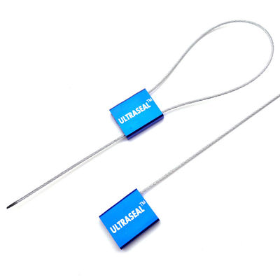 US-CC151 Adjustable Self-locking Cable Seals with 300mm Exposed Length and 1.5mm Diameter