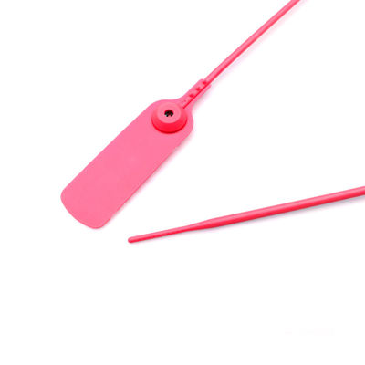305 mm Pull Tight Plastic Seal Tag for Tamper Evident Security 380 N Tensile Strength