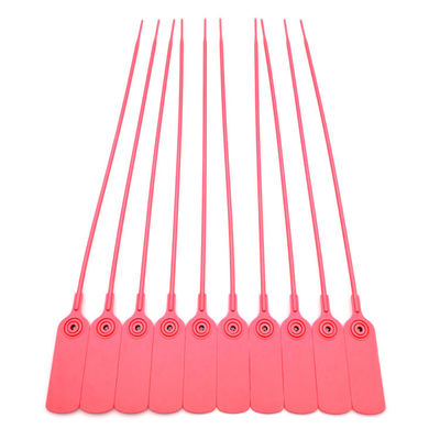 305 mm Pull Tight Plastic Seal Tag for Tamper Evident Security 380 N Tensile Strength