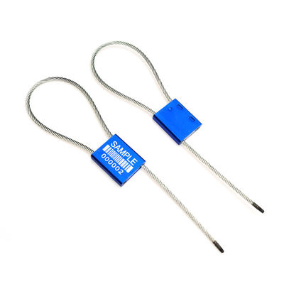 Blue US-CC251 Aluminium Tamper Evident Seal Container Metal Security Pull Tight Seals 26*22*6 mm