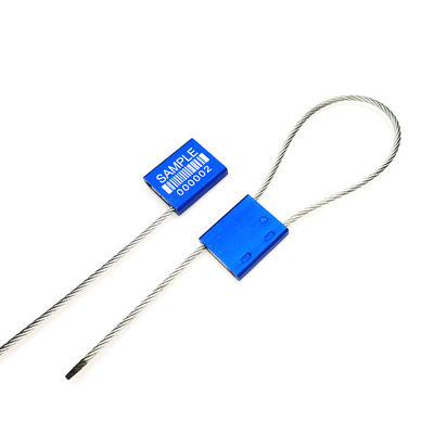 Blue US-CC251 Aluminium Tamper Evident Seal Container Metal Security Pull Tight Seals 26*22*6 mm