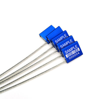 Blue US-CC251 Aluminium Tamper Evident Seal Container Metal Security Pull Tight Seals 26*22*6 mm