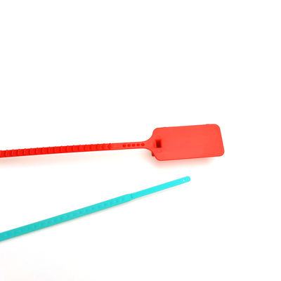 Secure Container with Black Pull Tight Tag and Customized Plastic Seal Cable
