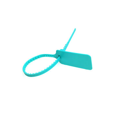 Secure Container with Black Pull Tight Tag and Customized Plastic Seal Cable