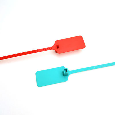 Secure Container with Black Pull Tight Tag and Customized Plastic Seal Cable