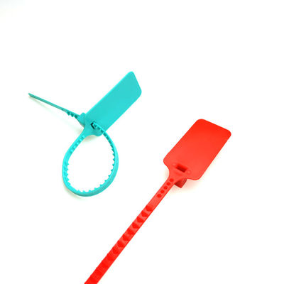 Secure Container with Black Pull Tight Tag and Customized Plastic Seal Cable