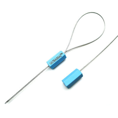 Eco-Friendly ABS Disposable Pull Tight 1.8mm Hexagonal Security Wire Plastic Cable Seal