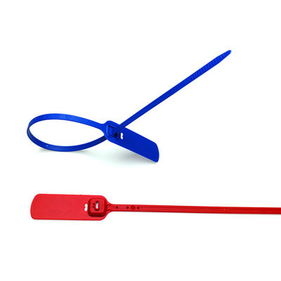 400mm Security Logistics Truck Container Plastic Seal with Marking Area L 45 * W 25 mm