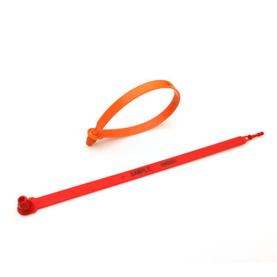 Waterproof Van Truck Container Plastic Security Seal 250mm Tensile Strength