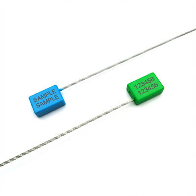 US-CC181C Container Truck Security Tag Tamper Plastic Seal Orange Cable Diameter 1.8 mm