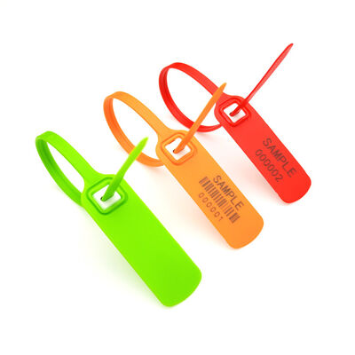 400mm Security Logistics Truck Container Plastic Seal with Marking Area L 45 * W 25 mm