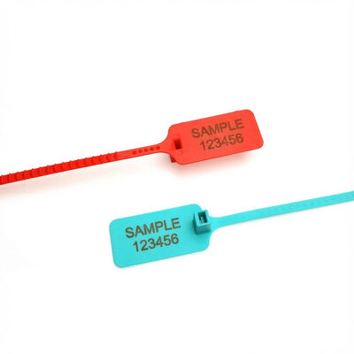 Tensile Strength 398 N and Working Length 190 mm Custom Logo 300mm Plastic Seal Zip Tie