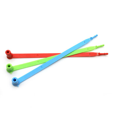 200mm Fixed Length Orange Plastic Ring One Time Safety Container Truck Seal for Cargo