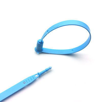 200mm Fixed Length Orange Plastic Ring One Time Safety Container Truck Seal for Cargo