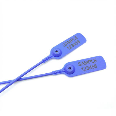 Marking Area L 48*W 25 mm US-PS400R Indicative Security Truck Container Pull Tight Plastic Seal 400*25*6.4 mm