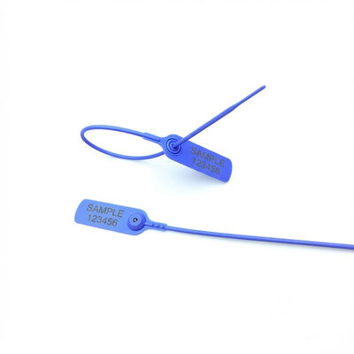 Marking Area L 48*W 25 mm US-PS400R Indicative Security Truck Container Pull Tight Plastic Seal 400*25*6.4 mm