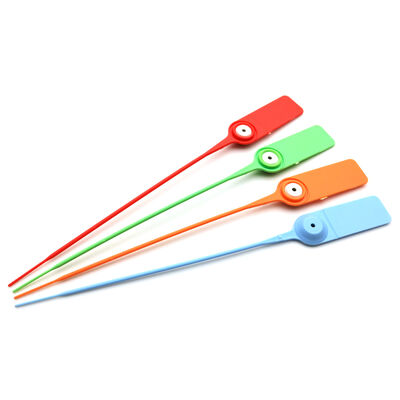 200mm Pull Tight Plastic Seal for Security Tag White Indicative and Laser/Hot Stamp Print