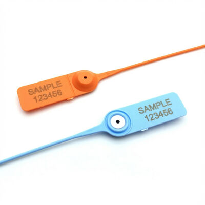 200mm Pull Tight Plastic Seal for Security Tag White Indicative and Laser/Hot Stamp Print