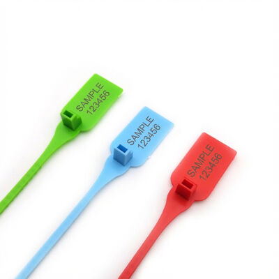 Pull Tight Security Seals for PP Products Marking Area 40*26mm Serial Number Included