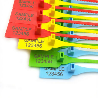 Pull Tight Security Seals for PP Products Marking Area 40*26mm Serial Number Included