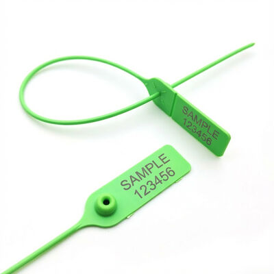 Secure Packaging US-PS320R Adjustable Length Pull Tight Plastic Seal with Metal Insert