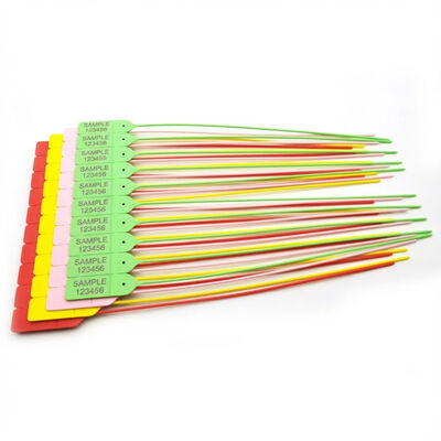 Secure Packaging US-PS320R Adjustable Length Pull Tight Plastic Seal with Metal Insert