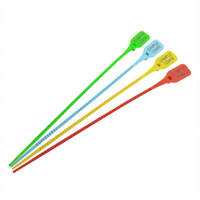 Self-locking PP Strip Seal with Marking Area L 33 * W 25 mm and Custom Plastic Tag